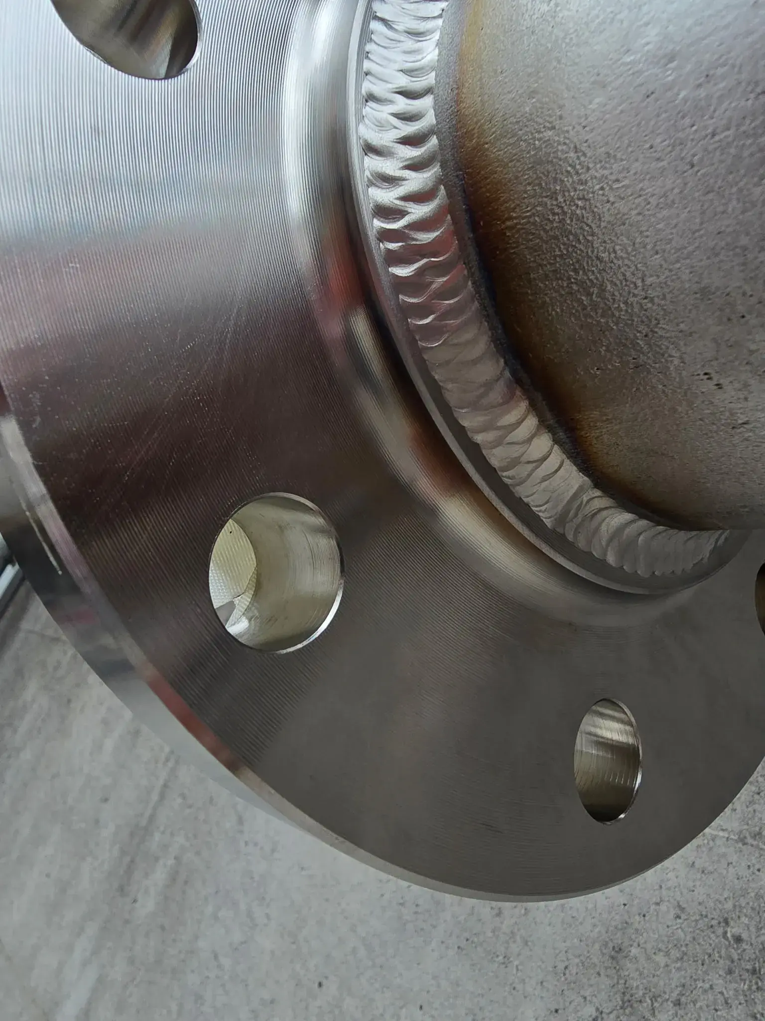 Professional welder working